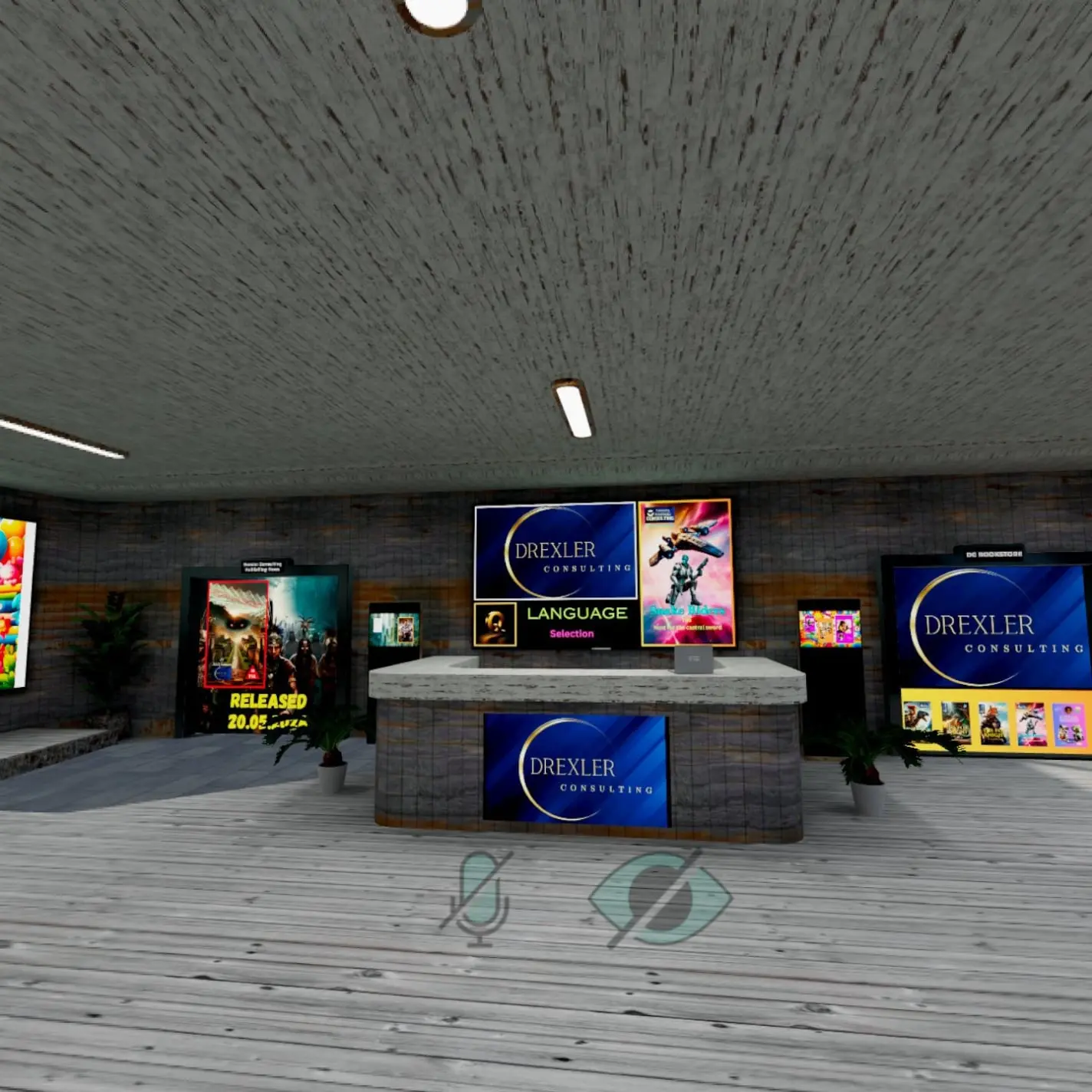 Drexler Consulting Publishing Storefront in Multiverse Infiniverse, virtual Reality in a new futuristic way