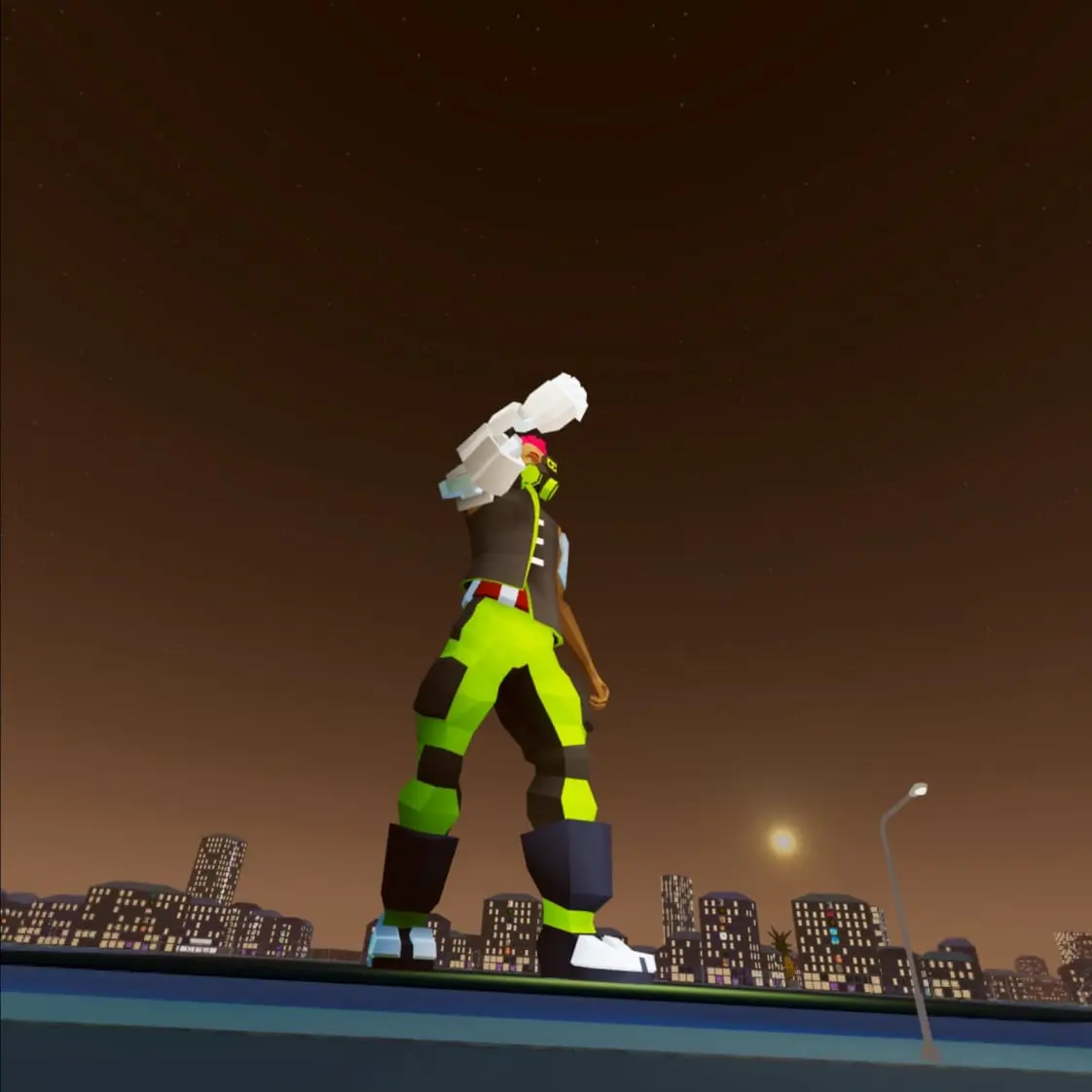 The Cyber City Guardian Landmark, located next to DC Bookstore Cyber City Guardian in Multiverse Infiniverse. A futuristic cityscape blending literature with virtual reality. 
