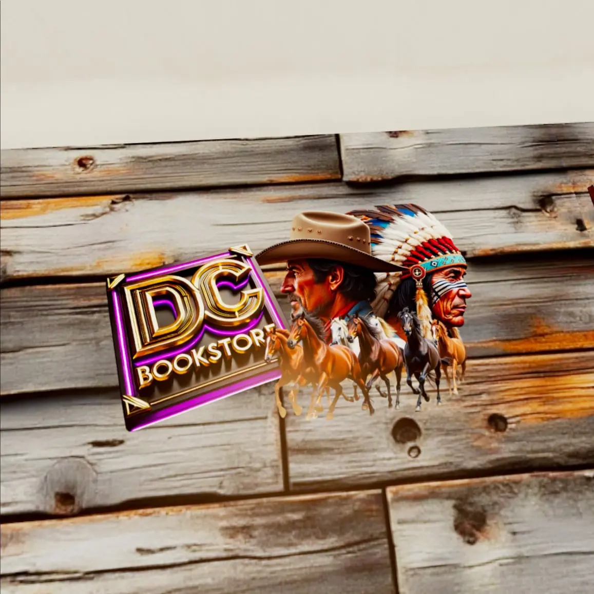 Logo Drexler Consulting DC Bookstore Cowgirl Annie inside the Store