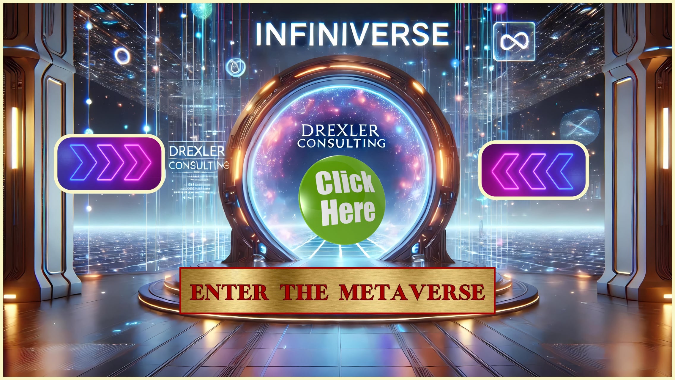 Portal zu Drexler Consulting Virtual Book Store in Multiverse Infiniverse, erlebe die Zukunft